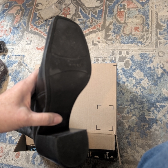 Black Franco Sarto Leather Boots 👢 - Picture 9 of 15